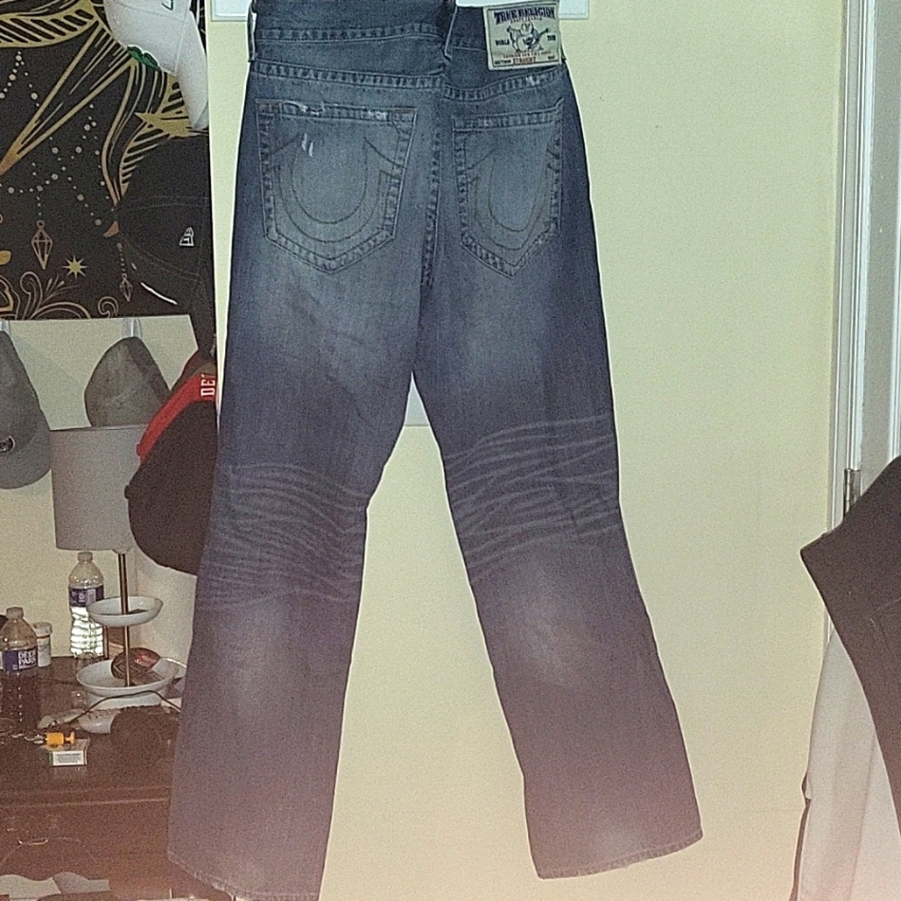 Authentic True Religion Jean's Size 34 X 34 Mens Straight